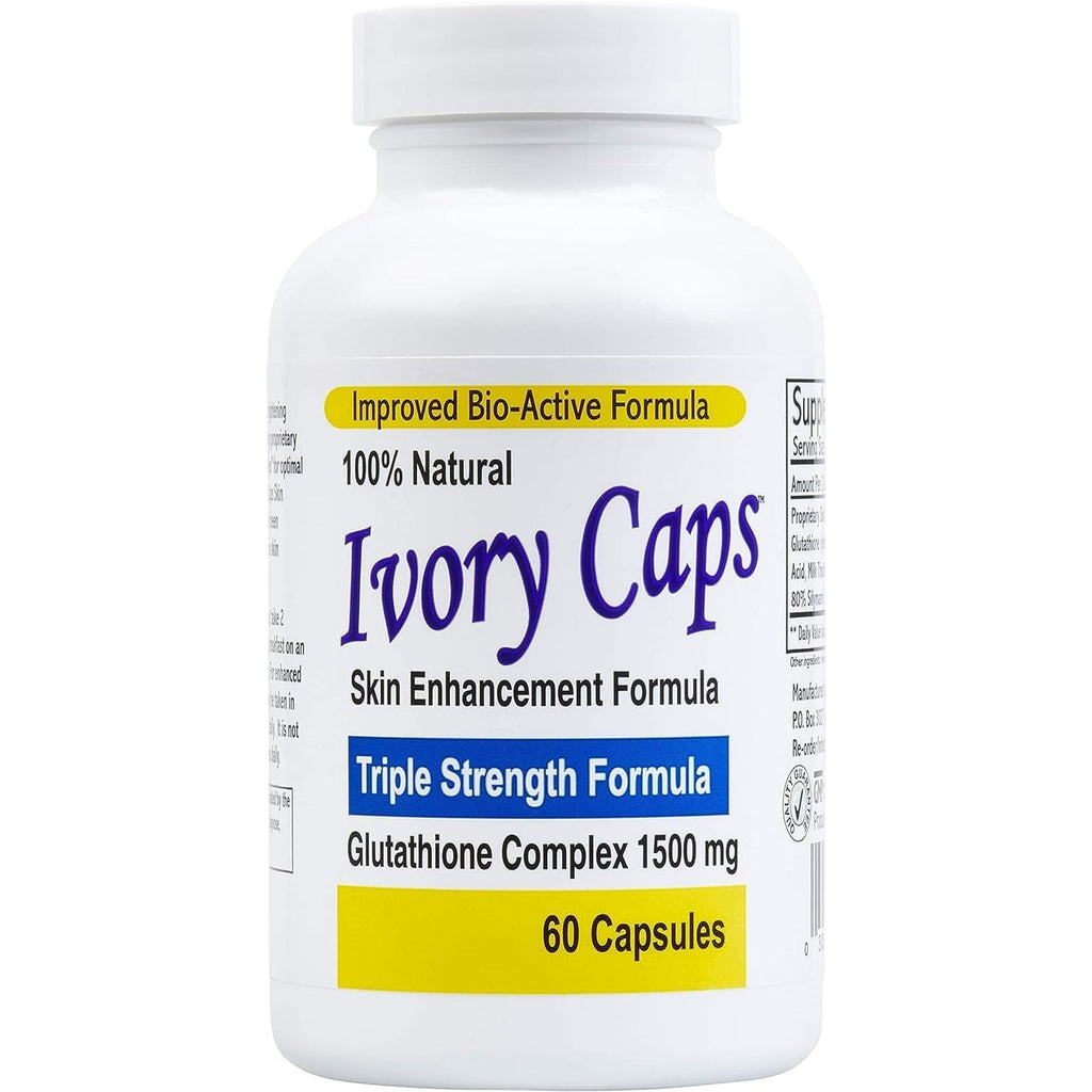 Ivory Caps - Maximum Potency Glutathione 1500"Skin Whitening" Complex **Sale REG. $49.99 - Now $29.99 - Free Shipping