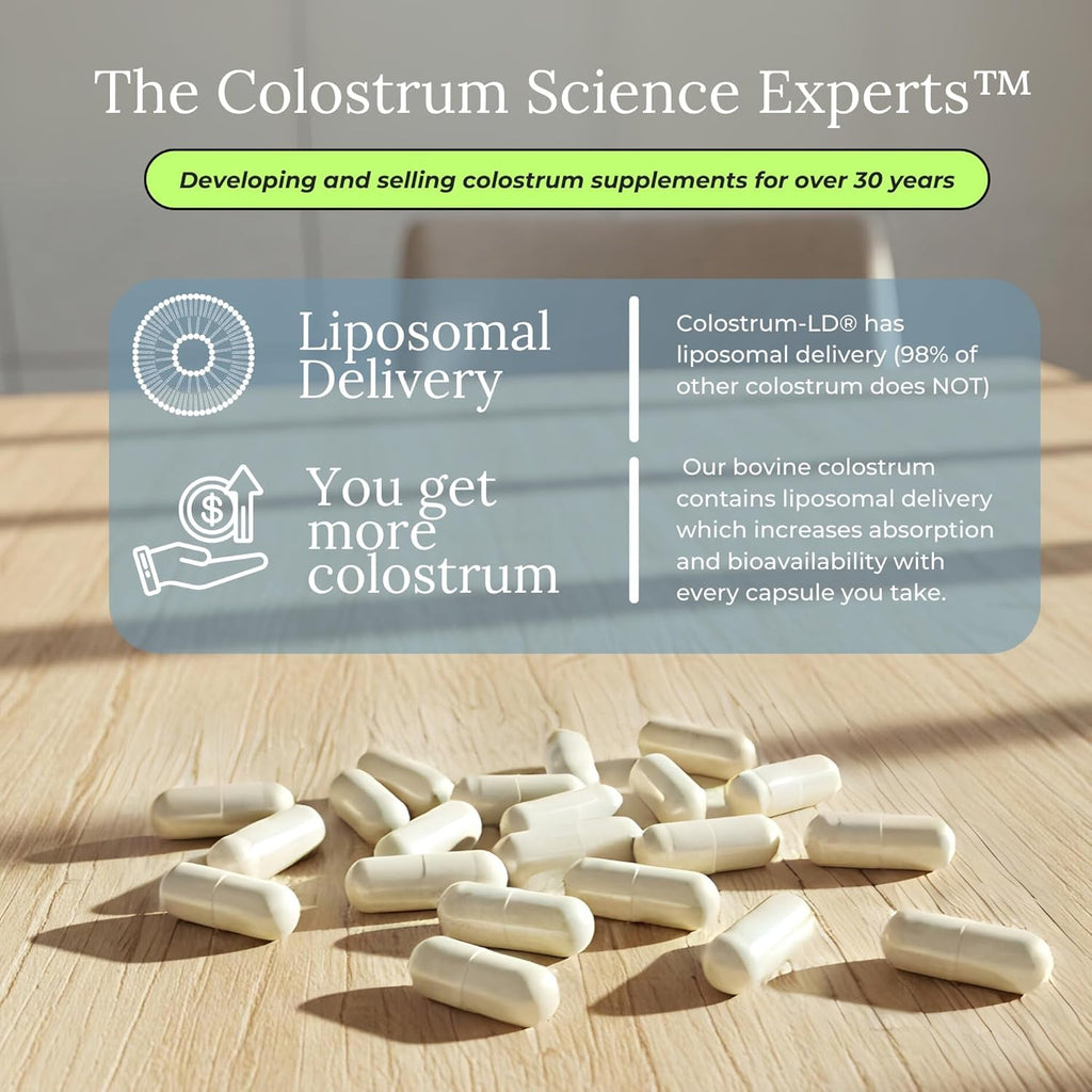 Colostrum-Ld Colostrum Capsules - 120 Count - Liposomal Delivery