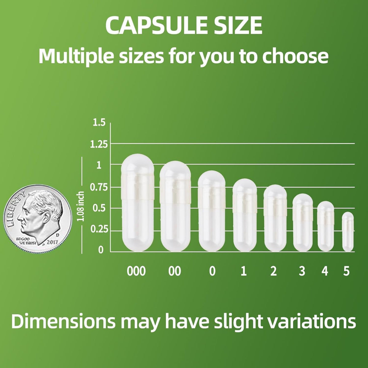 Size 0 Gelatin Empty Capsules - 100 Count Clear Empty Pill Capsules, Fillable Empty Gel Capsule for Homemade Vitamins & Powders, Easy for DIY Supplements