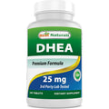 Best Naturals Dhea 25Mg Supplement 240 Tablets - Supports Balanced Hormone Levels for Men & Women - Promotes Healthy Aging - USA Manufactured