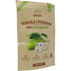 Graviola/Guanábana (Soursop) Supplement, 100% Pure Leaf & Fruit Powder, No Additives or Fillers, 8 Oz Resealable Bag
