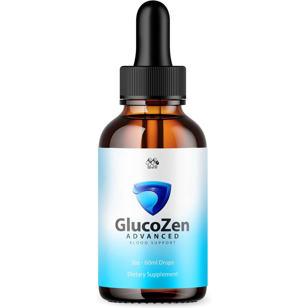 Glucozen Drops, Official Gluco Zen Blood Support with All Natural Ingredients, Advanced Glucozen Drops Health & Wellness Support Supplement Formula with Maximum Strength Multivitamins (30 Servings)