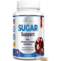 YUMMYVITE Sugar Support Supplement with Cinnamon, Chromium, Mulberry, Alpha Lipoic Acid - 20 Herbs & Vitamins - Non-Gmo, 60 Capsules