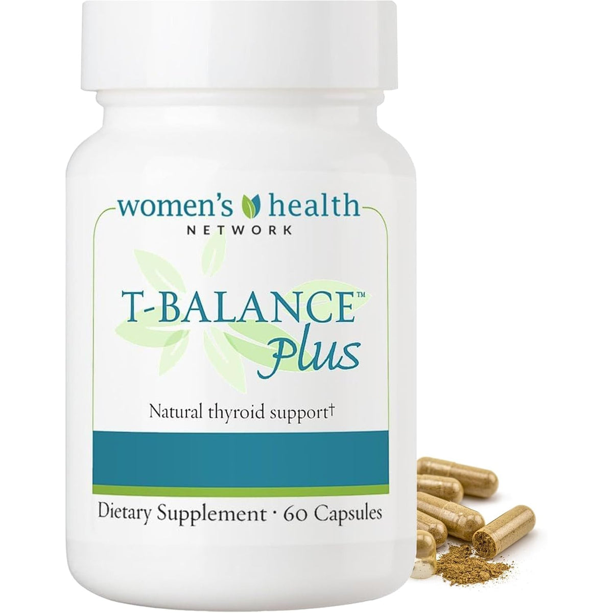 T-Balance Plus: Natural Thyroid Support for Women & Men with Underactive Thyroid - Thyroid Supplement with Iodine, Selenium, Ashwagandha & 5 Herbal Extracts - 60 Capsules (30 Days Supply)