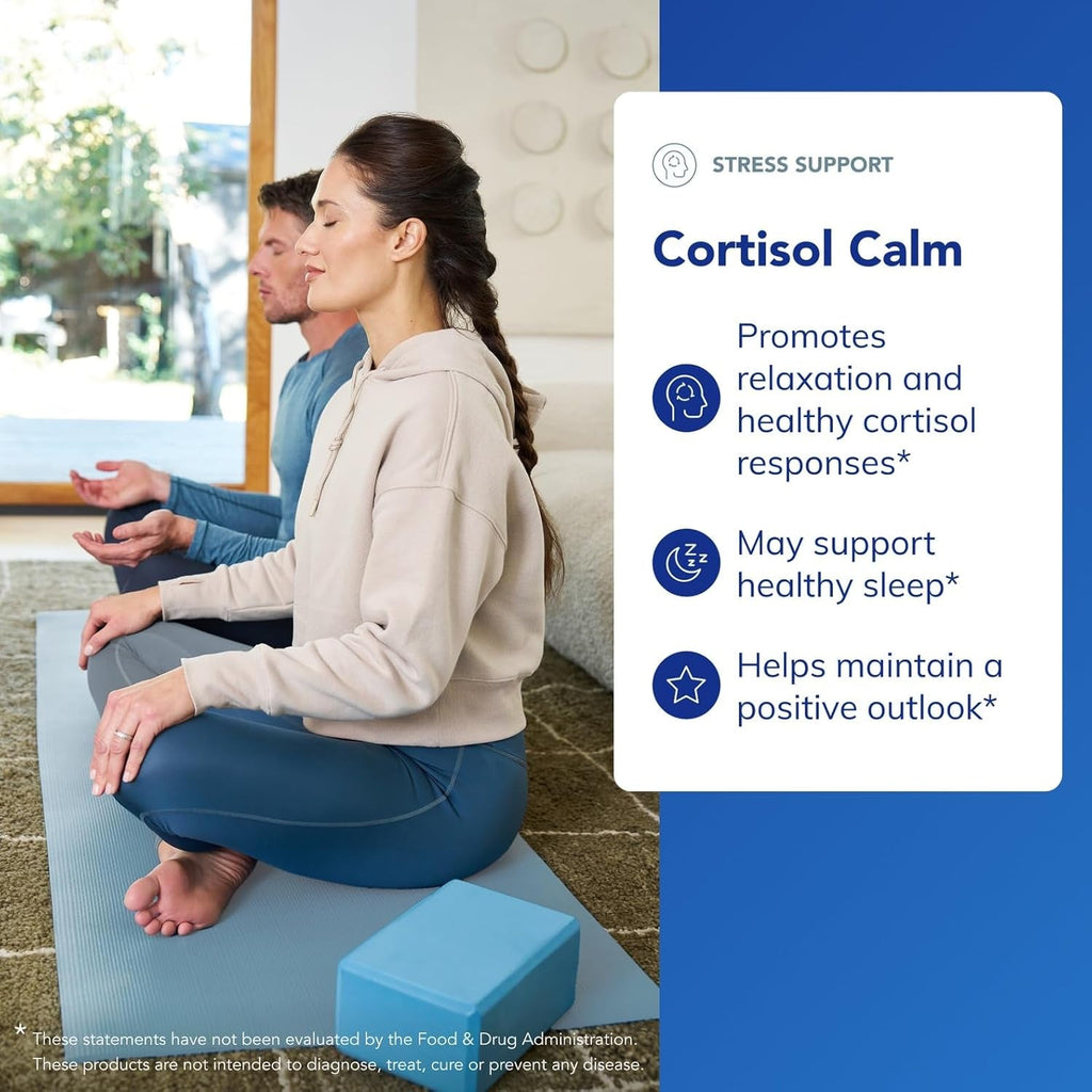 Pure Encapsulations Cortisol Calm - Supports Cortisol Health & Relaxation - Contains Ashwagandha, Magnolia Bark, Rhodiola Rosea & L-Theanine - Restful Sleep* - 60 Capsules