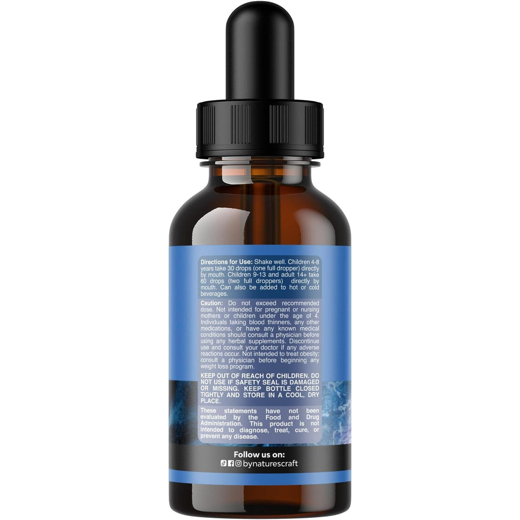 High Absorption L-Theanine Liquid Drops - Nootropic Focus Supplement with L Theanine 200Mg per Serving and Chamomile Extract Supplement for Adults and Kids Relaxation and Focus - 2 Fl Oz