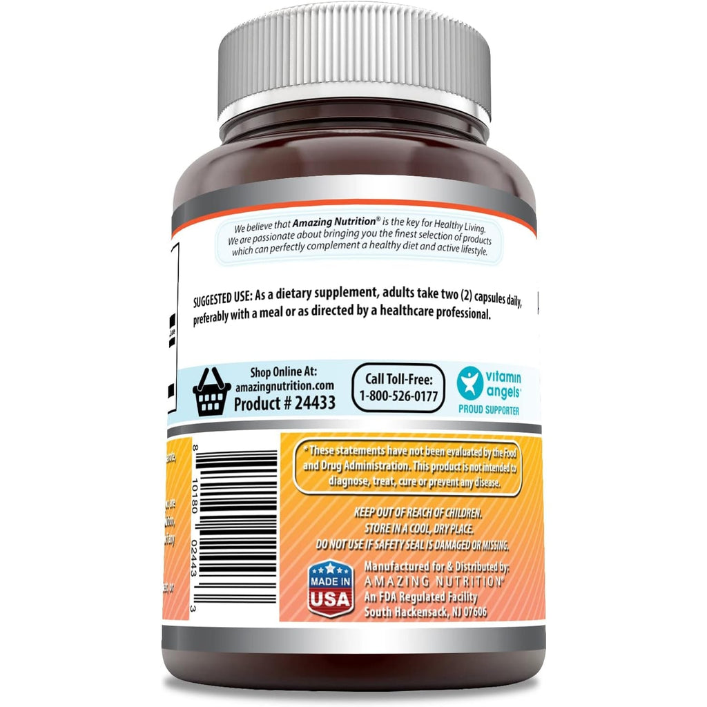 Amazing Formulas Berberine 1000Mg per Serving 120 Capsules Supplement | Non GMO | Gluten Free | Made in USA