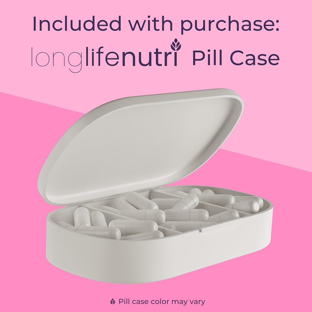 Longlifenutri Pueraria Mirifica Root Extract – 240 Vegetarian Capsules, 1000 Mg per Serving, 4-Month Supply, Made in USA (240)
