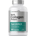 Horbäach Multi Collagen Protein 2000 Mg | 180 Capsules | Hydrolyzed Collagen Type I, II, III, V, X | Keto & Paleo Friendly, Non-Gmo, Gluten Free Supplement