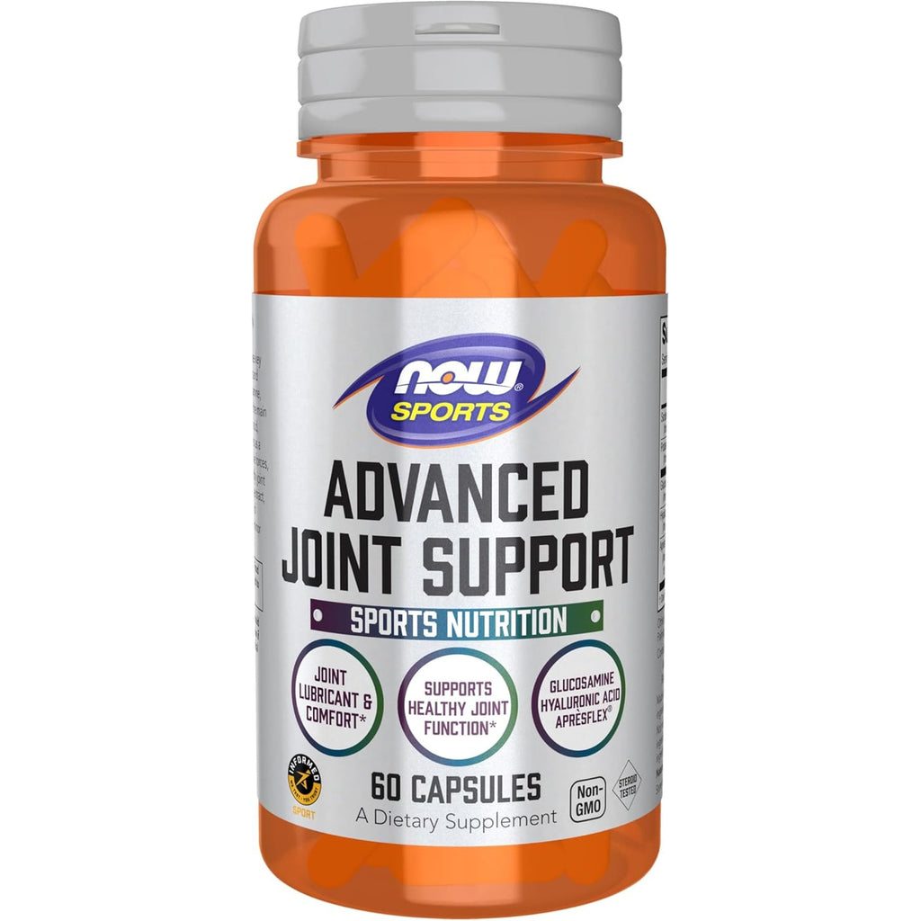 Now Sports Nutrition, Advanced Joint Support, Glucosamine, Hyaluronic Acid, Apresflex, 60 Capsules