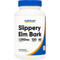 Nutricost Slippery Elm Bark Capsules 1000Mg per Serving, 120 Capsules - Non-Gmo, Gluten Free, Vegetarian Friendly