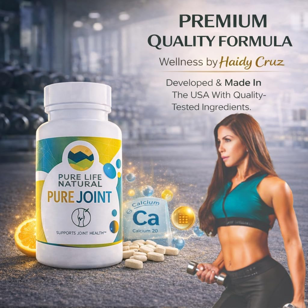Pure Joint – Glucosamine Chondroitin MSM - Joint Support Supplement – Joint Mobility & Cartilage Support – 90 Tablets by Haidy Cruz