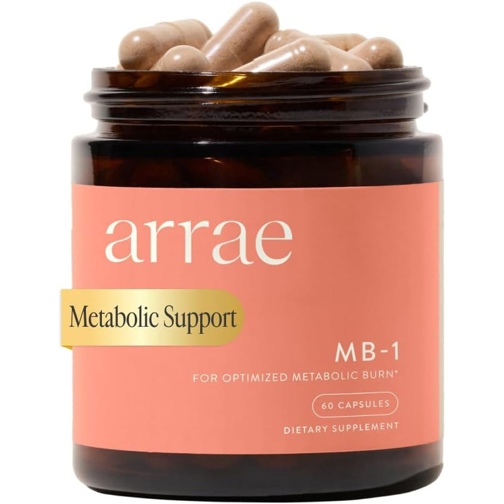 Arrae MB-1, Natural Dietary Supplement, Control Appetite, Increase Energy, Support Healthy Metabolism, 60 Capsules