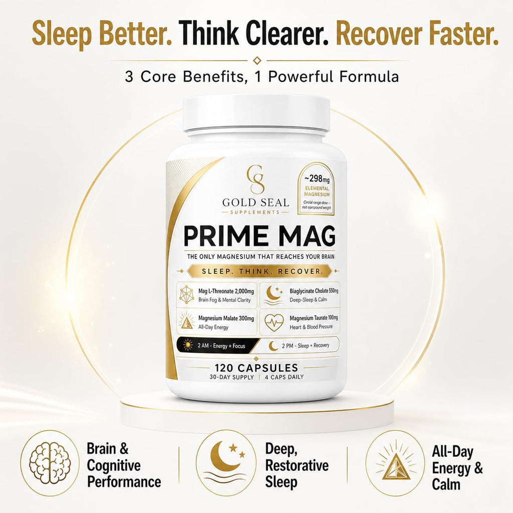 Gold Seal Prime Magnesium 120 Capsules