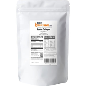 Bulksupplements.Com Collagen Peptides Powder - Bovine Collagen Powder, Powdered Collagen Supplement - Hydrolyzed & Gluten Free, 11G per Serving, 1Kg (2.2 Lbs) (Pack of 1)
