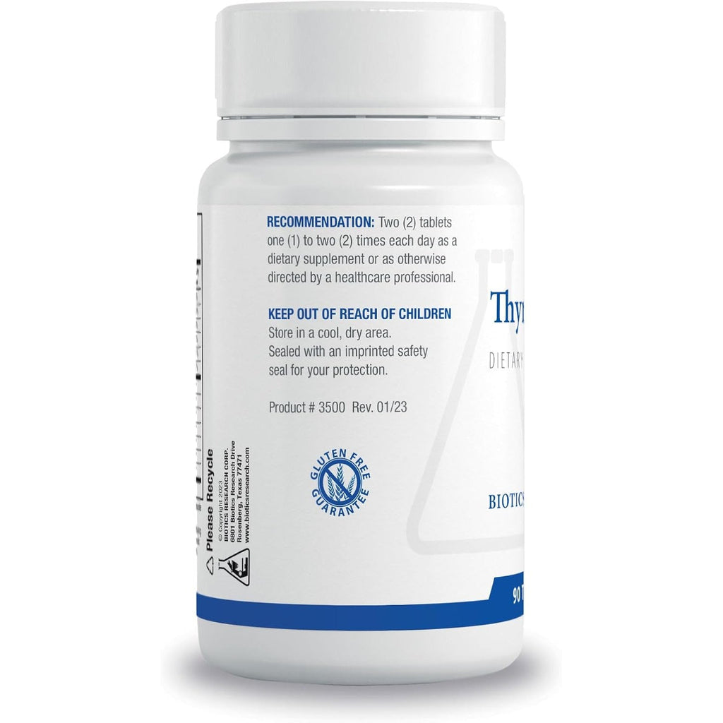 BIOTICS RESEARCH Thyrostim™ –Endocrine Support, Balance Thyroid Hormones, T3, T4, Aid Thyroid Gland, Boost Metabolism, Aid in Digestion, Support Nervous System 90 Tablets