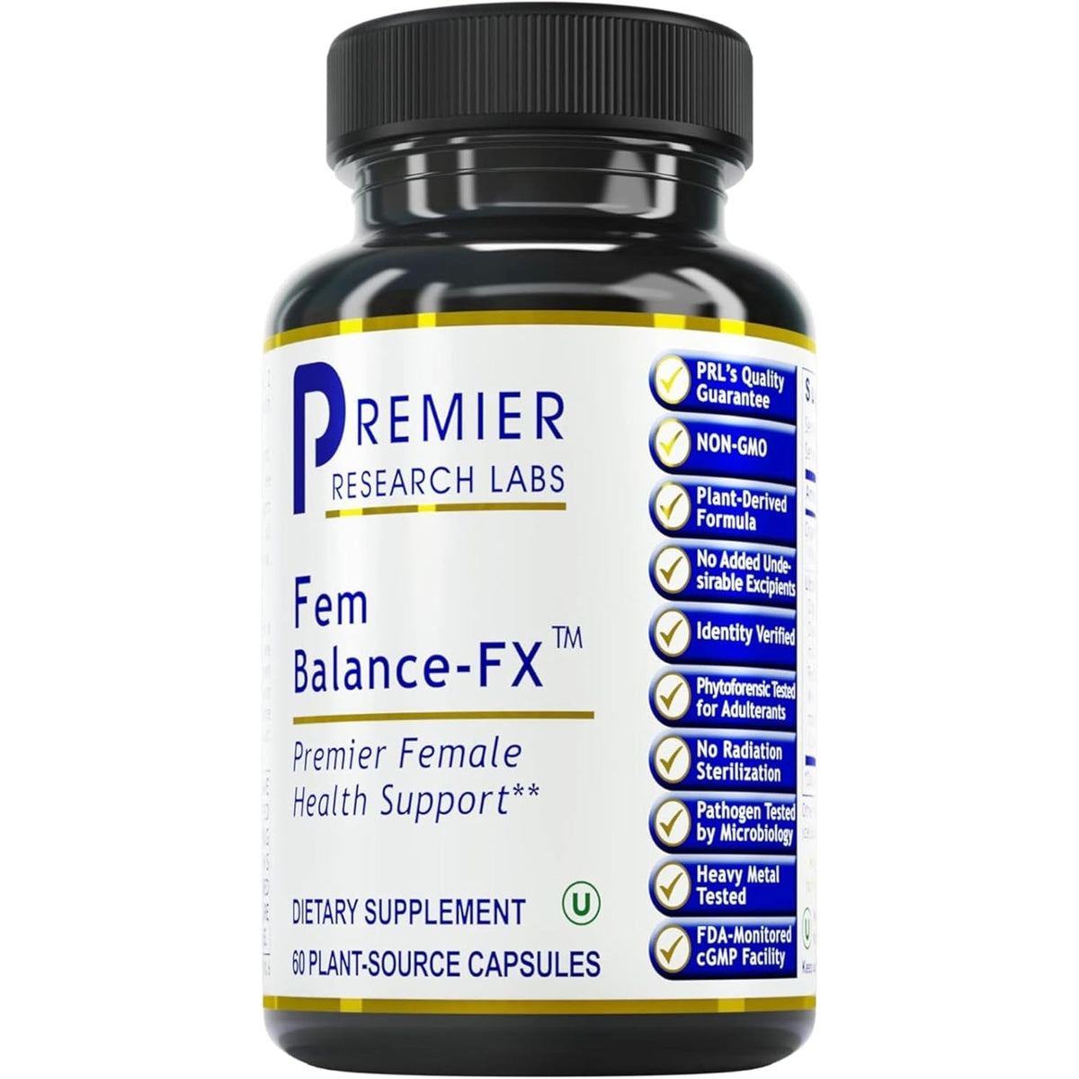 Premier Research Labs Fem Balance FX- Chasteberry Supplement for Women Hormone Balance Support, Chaste Tree Supplement W/Organic Chasteberry Extract, Natural Support for Women- 60 Vegetarian Capsules