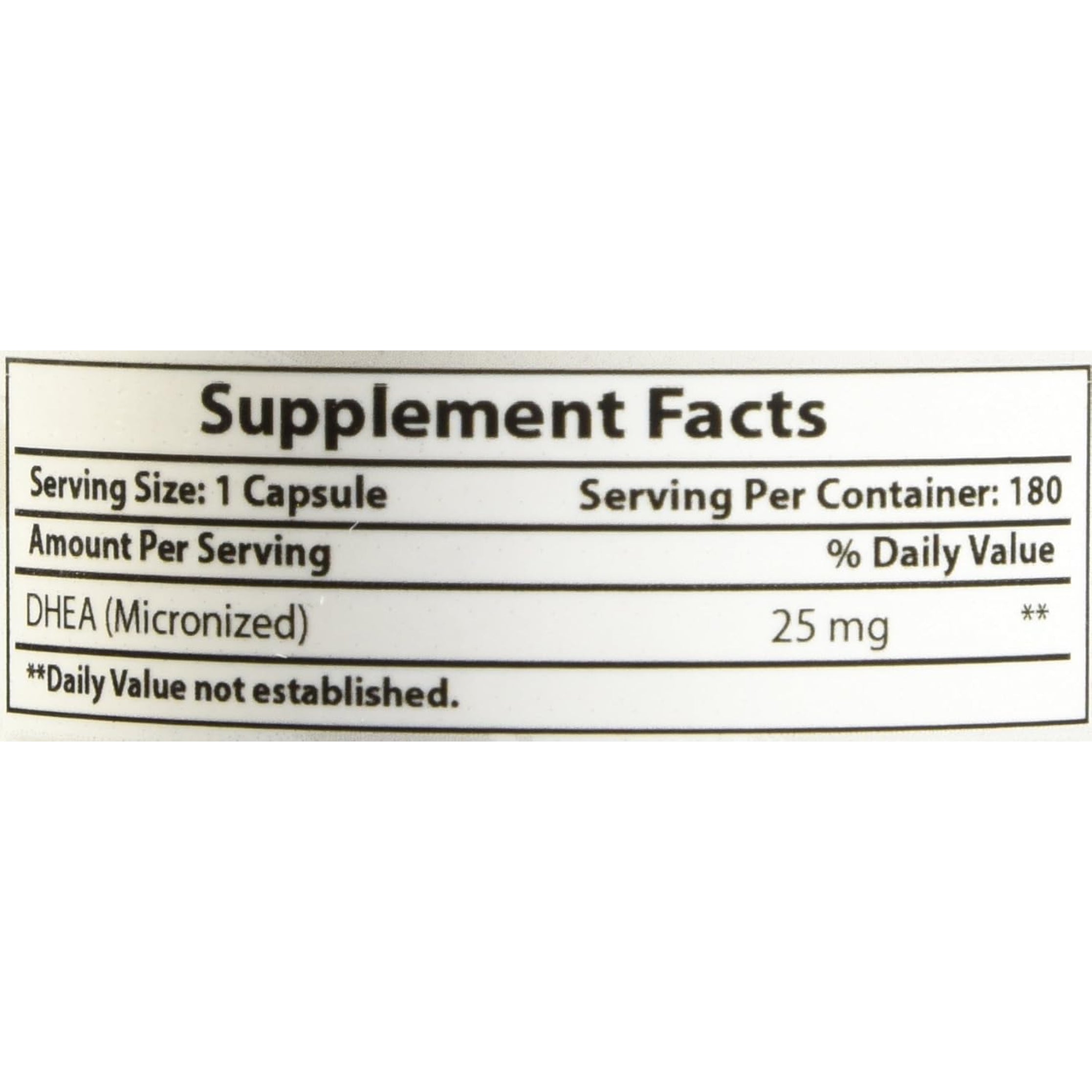 Best Naturals, Micronized DHEA 25 Mg 180 Capsules