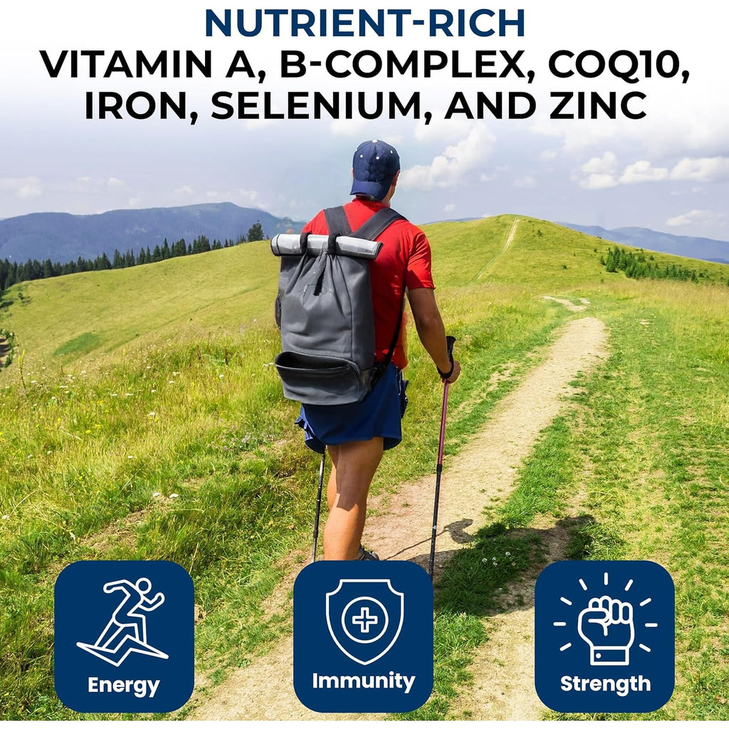 Ultimate 100% Grass Fed Beef Organs Supplement Supports Energy & Whole Body Wellness* with a Complex of Desiccated Beef Liver, Heart, Kidney, Pancreas & Spleen. Pesticide Free & Non-Gmo, 180 Capsules