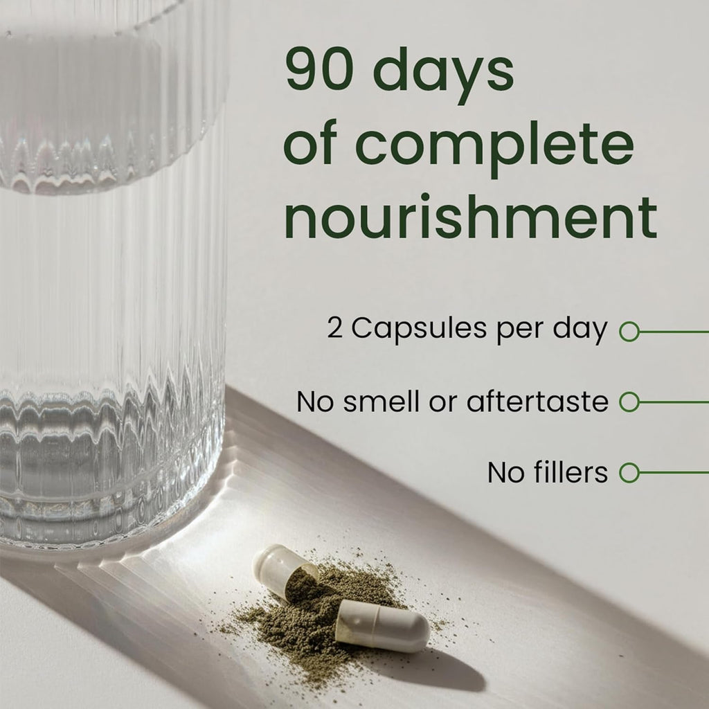 Grass Fed Beef Organ Supplement for Women with Super Greens & Antioxidant Fruits – 60+ Bioavailable Nutrients for Hormone Balance, Cycle Comfort, Primal Energy, Immunity, Hair & Skin – 3 Month Supply