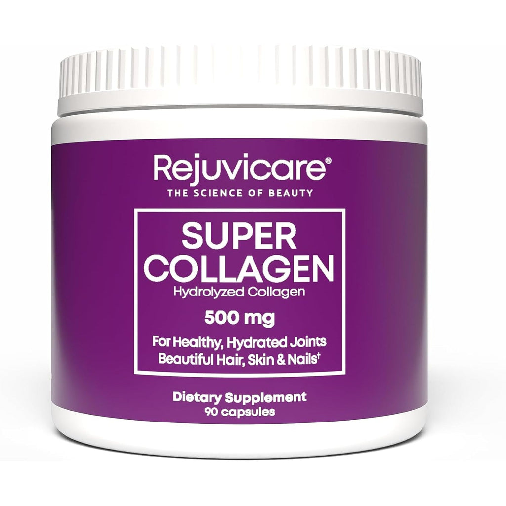 Rejuvicare Super Collagen Capsules for Beauty, Healthy Joints, Hair, Skin, & Nails, 90 Servings, Multi, (N8745)