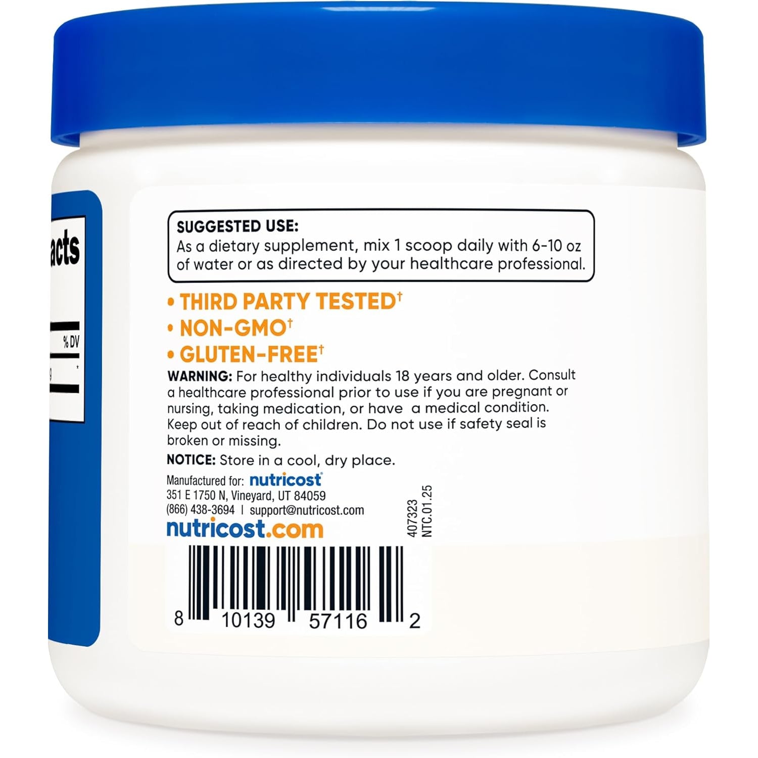 Nutricost Bee Pollen Powder (8 Oz) (Unflavored) - 227 Servings, Gluten Free, Non-Gmo, Vegetarian Dietary Supplement