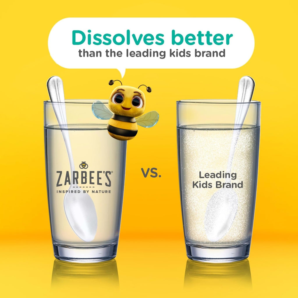 Zarbee’S Children’S Regularity Support Prebiotic Fiber Powder, Flavorless, Sugar Free, Gluten-Free, Daily Fiber Supplement for Kids & Toddlers 1 to 12 Years, 5.82 Oz