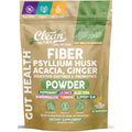 Gutresto Fiber Supplement Psyllium Husk Powder Probiotic Gut Health Digestive Enzymes Prebiotic L-Glutamine Slippery Elm Aloe Vera Marshmallow Root Turmeric Ginger Peppermint by Clean Nutra 30 Svgs