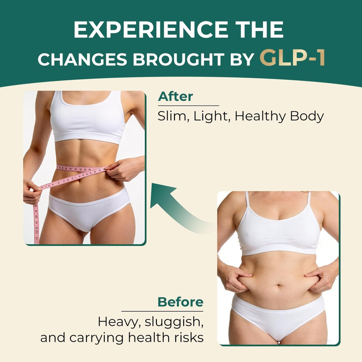 Oxyenergy GLP-1 Supplement Weight Loss Pills for Women & Men, GLP-1 Appetite Suppressant with Akkermansia Probiotic, Metabolism & Gut Health Booster, Vegan, Gluten-Free, Non-Gmo, 60 Capsules