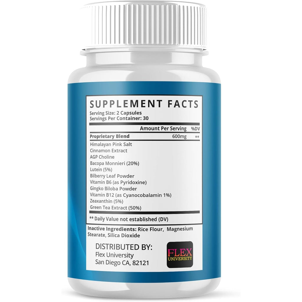 Nerve Ease Capsules, Nerveease Pills with All Natural Ingredients, Advanced Overall Health and Wellness Vitamin Supplement Formula for Maximum Strength Multivitamins Support (60 Capsules)