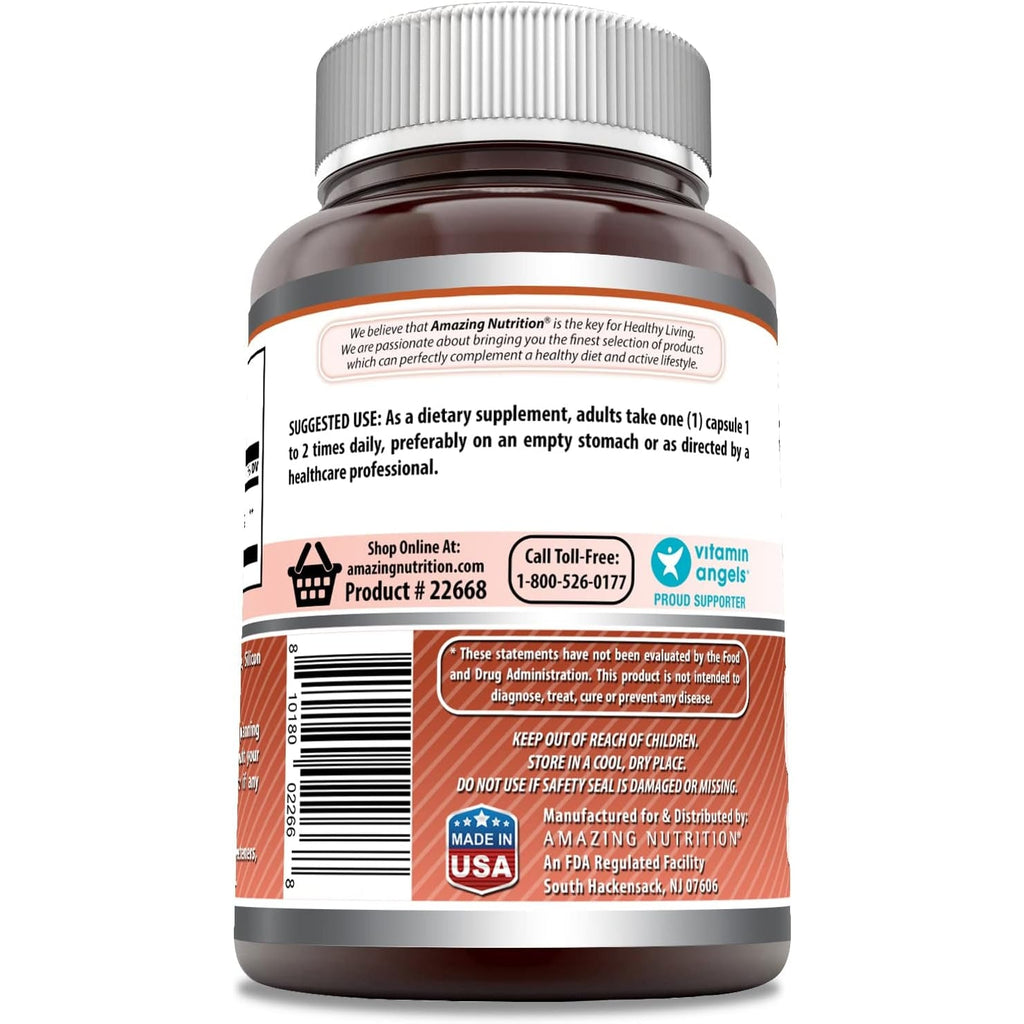 Amazing Formulas L-Lysine 500 Mg Amino Acid Supplement | Capsules | Non-Gmo | Gluten-Free | Made in USA (1 Pack | 250 Count)