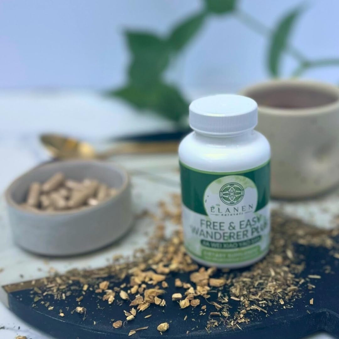 Elanen Naturals Jia Wei Xiao Yao San, Free and Easy Wanderer Plus, 100 Vegetable Capsules
