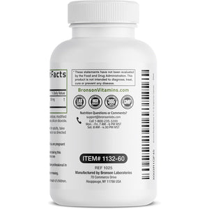 Bronson Rhodiola Rosea Vegetarian Capsules - Adaptogenic Herb - Brain, Stress & Mood Support - Non-Gmo, 60 Count