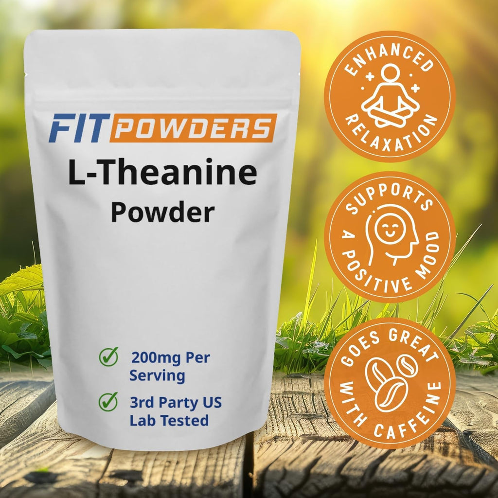 L-Theanine Powder 100G – L Theanine Supplement, Scoop Included, Pure, Non-Gmo, Vegan, Gluten-Free