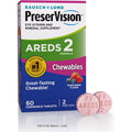 Preservision AREDS 2 Eye Vitamins, #1 Eye Doctor Recommended Brand, Chewable Lutein and Zeaxanthin Supplement with Vitamin C, Vitamin E,Zinc, and Copper, Mixed Berry, 60 Tablets