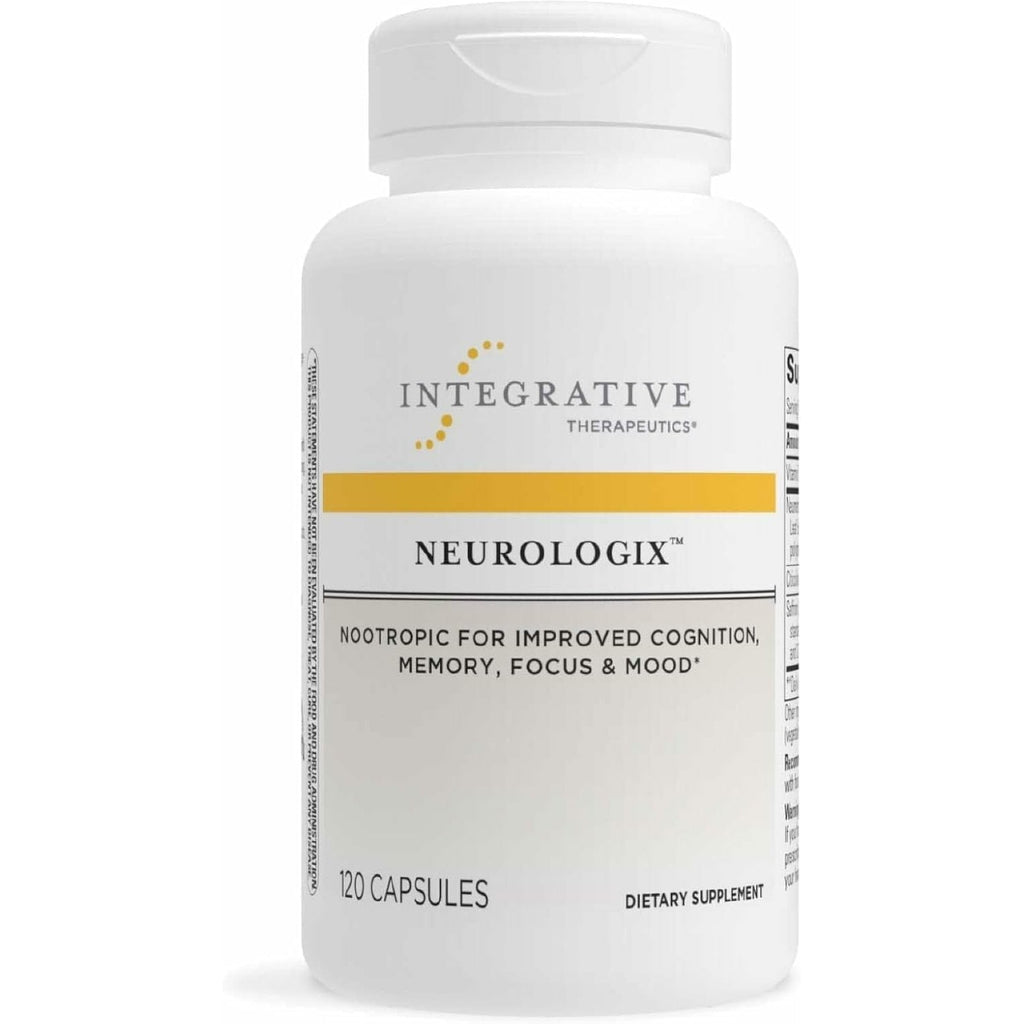 Integrative Therapeutics Neurologix - with Saffron and Cdp-Choline - Nootropic Supplement for Brain Health*- Focus* - Memory Support* - Vegan, Gluten-Free & Dairy-Free - 120 Capsules (60 Servings)