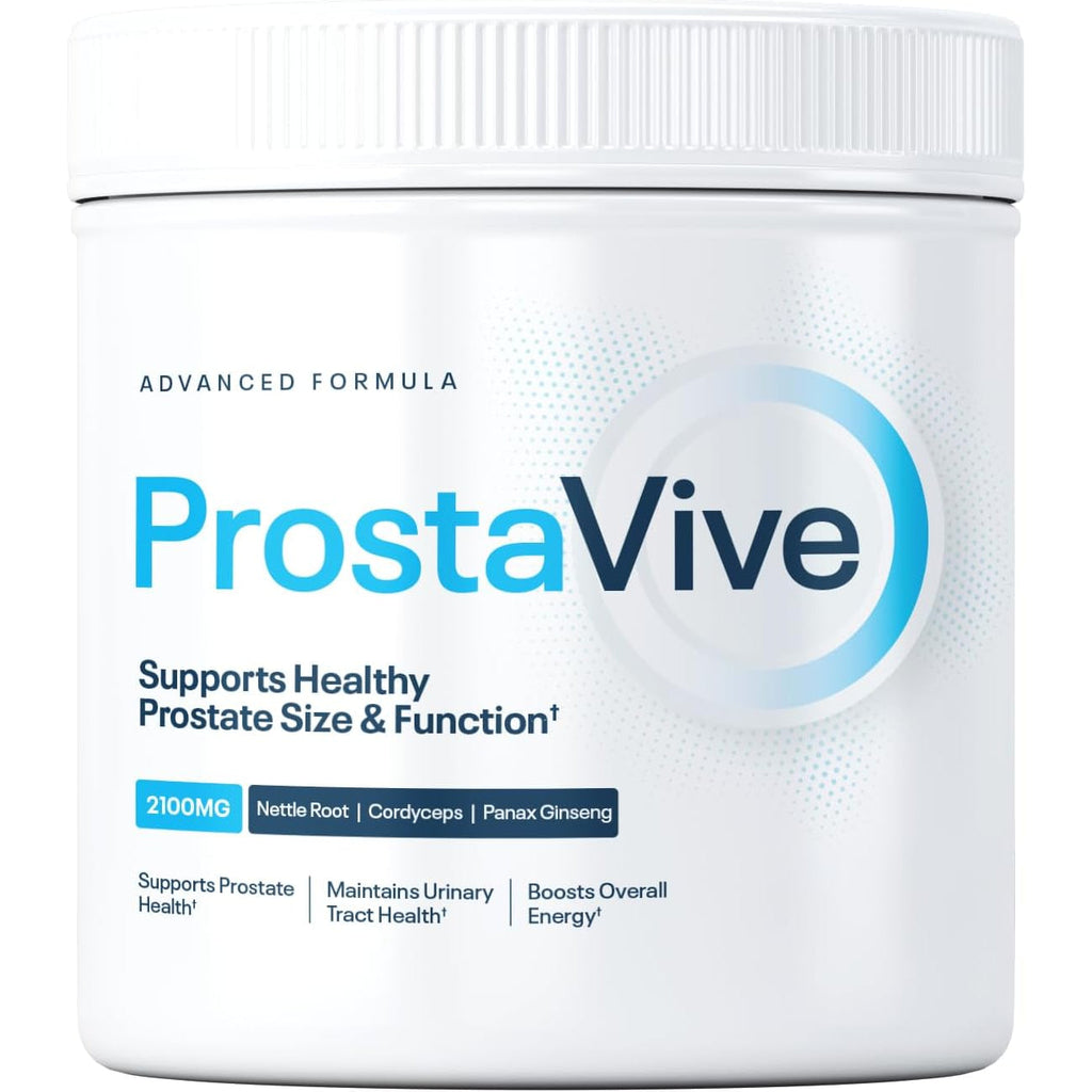 Prostavive Advanced Prostate Support Formula - Complete Urinary & Bladder Health Supplement - Helps Promote Strong Flow & Emptying - Natural Powder - Gluten Free, Non-Gmo