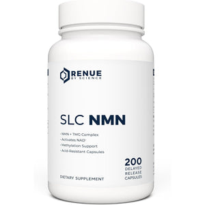 Renue by Science NMN Supplement | 200 SLC Enteric Capsules - 250Mg Nicotinamide Mononucleotide per Serving | Delayed Release for Increased Absorption | Manufactured in the USA