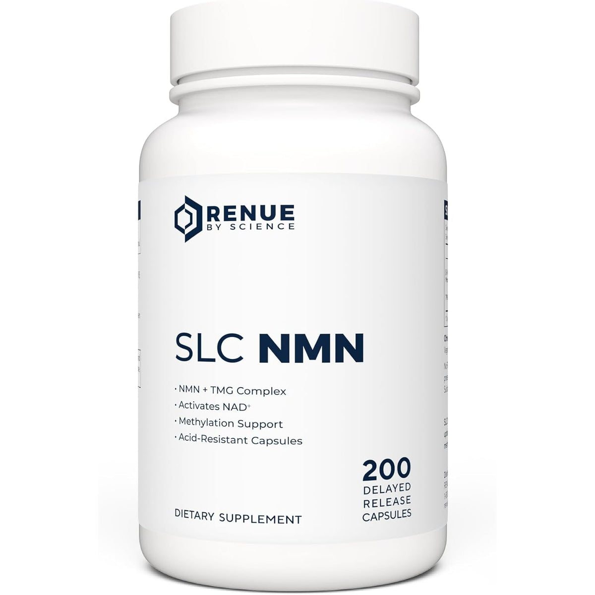 Renue by Science NMN Supplement | 200 SLC Enteric Capsules - 250Mg Nicotinamide Mononucleotide per Serving | Delayed Release for Increased Absorption | Manufactured in the USA