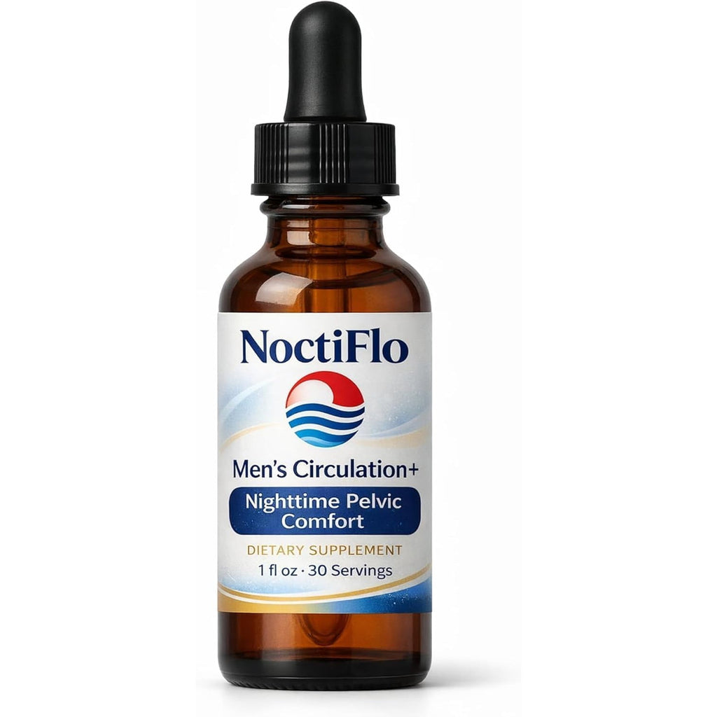 Noctiflo Prostate Support Drops –Nighttime Pelvic Comfort Liquid Supplement, 1 Fl Oz, 30 Servings, Easy-To-Use Dropper