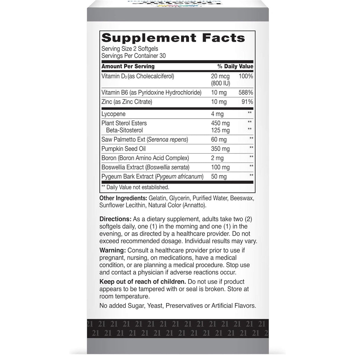 21St Century Prostate Health, 60Count