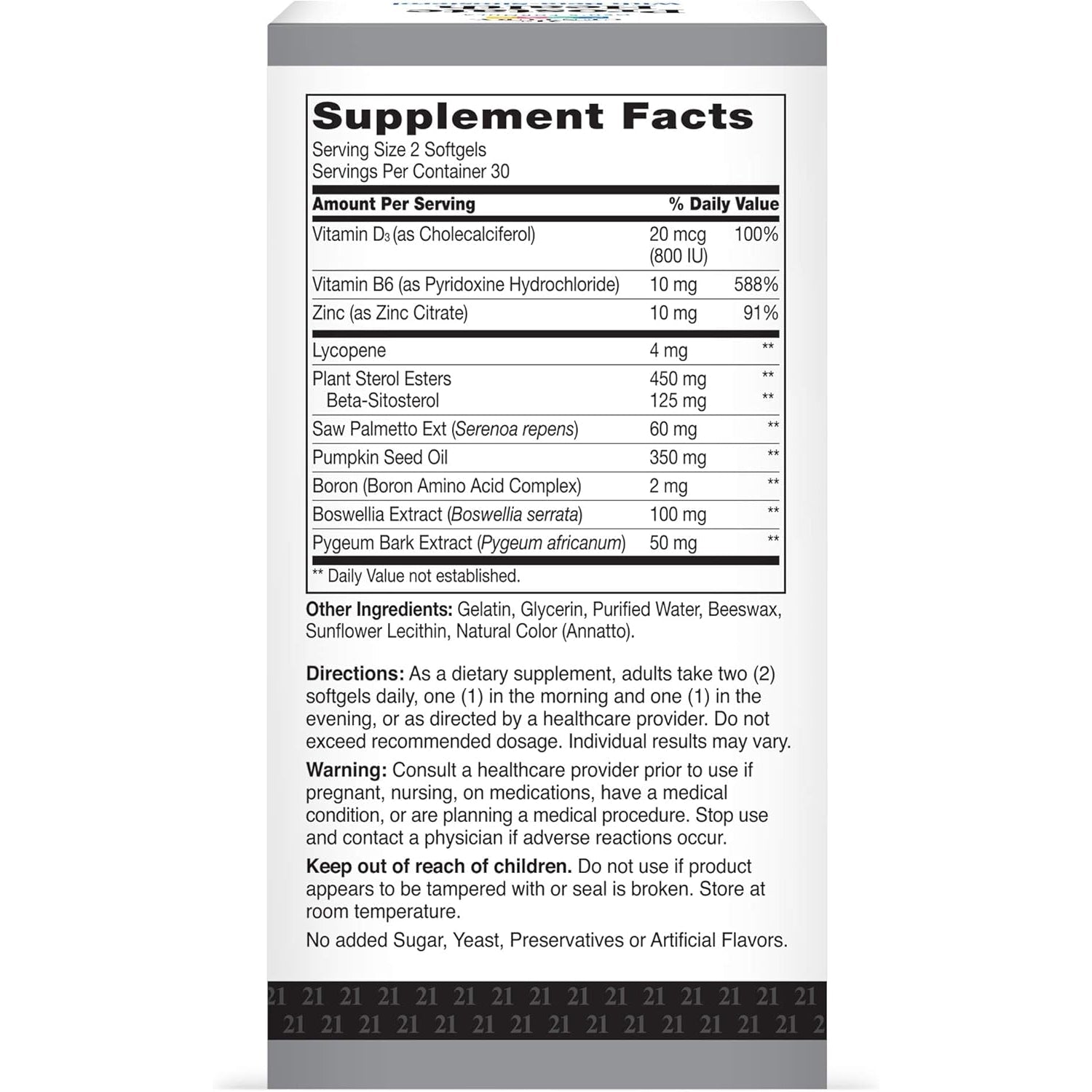 21St Century Prostate Health, 60Count