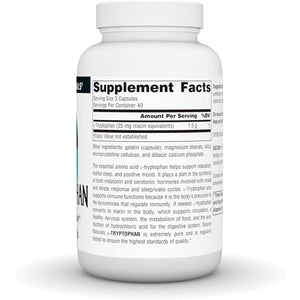 Source Naturals L-Tryptophan, for Mood, Relaxation, and Sleep*, 500Mg - 120 Capsules