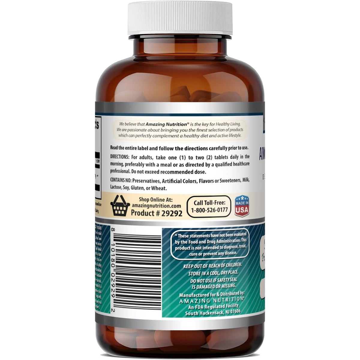 Amazing Formulas DHEA 50 Mg | Tablets Supplement | Non-Gmo | Gluten-Free | Made in USA (1 Pack | 120 Count)