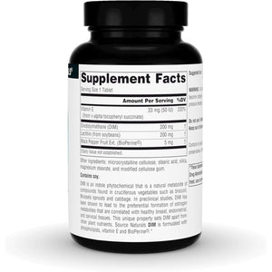 Source Naturals DIM, Diindolylmethane 200Mg with Bioperine, Vitamin E & More - 60 Tablets