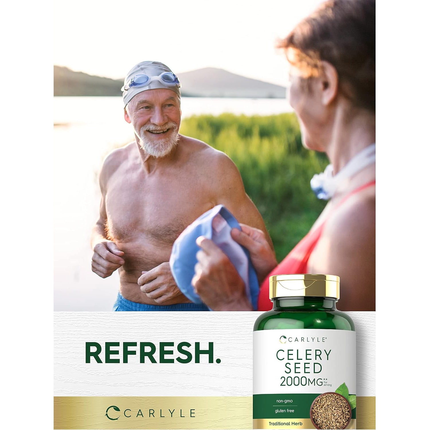 Carlyle Celery Seed Extract Capsules | 240 Count | Traditional Herb Supplement | Non-Gmo and Gluten Free Formula