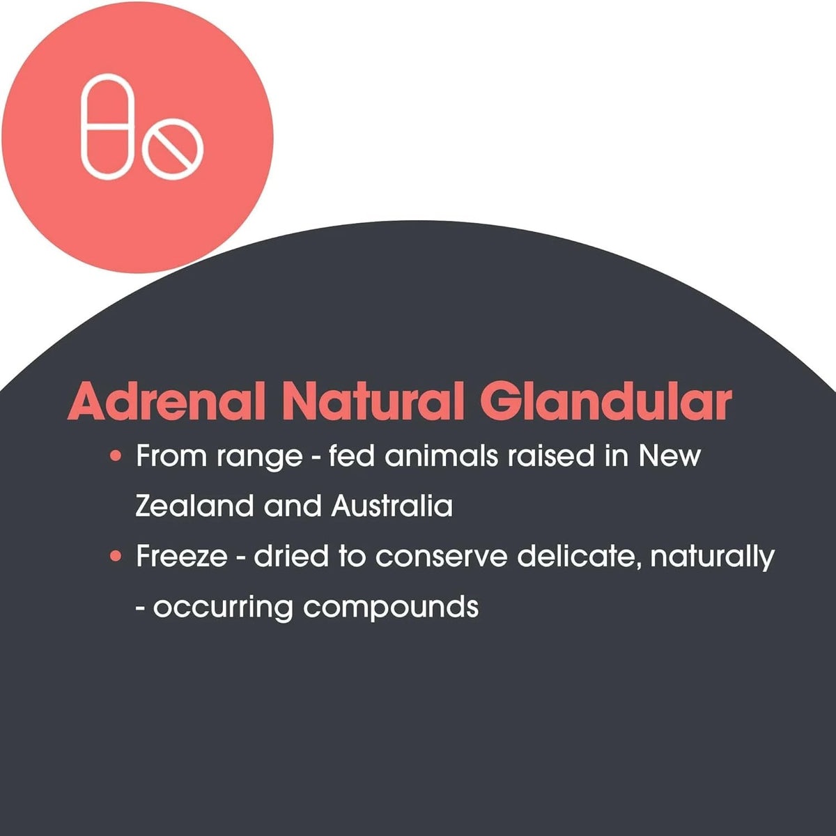 Allergy Research Group ARG Adrenal Cortex - Supports Healthy Stress Response & Metabolism - Delivers 150 Mg Freeze-Dried Bovine Adrenal Cortex Tissue - 100 Servings - 150 Capsules