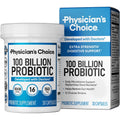 Physician'S CHOICE 100 Billion Advanced Probiotic - 16 Strains + Organic Prebiotics - Digestive & Gut Health - Supports Occasional Constipation, Diarrhea, Gas & Bloating - Probiotics for Women & Men