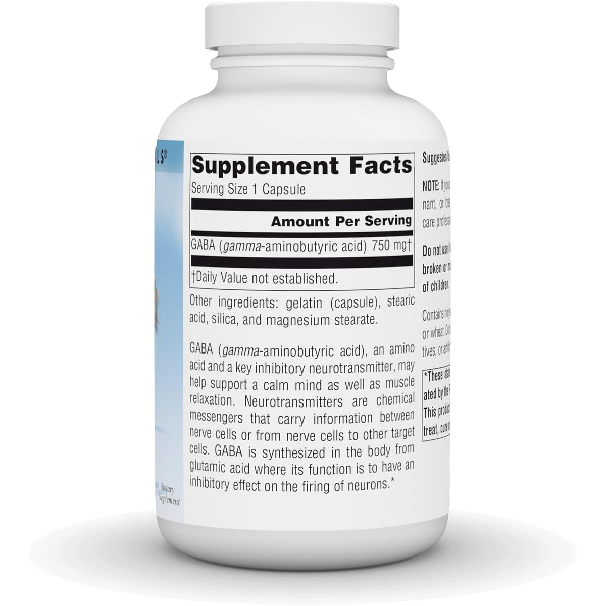 Source Naturals Serene Science GABA, for a Calm Mind, 750Mg - 180 Capsules