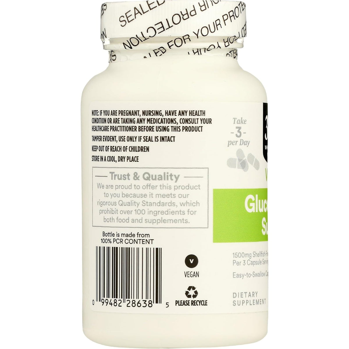 365 by Whole Foods Market, Glucosamine Sulfate Vegan, 90 CT